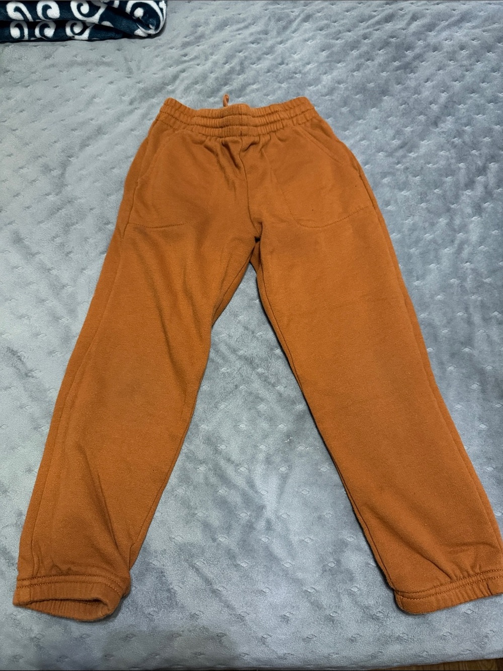 Carter's Rust Orange Fleece Joggers for Kids